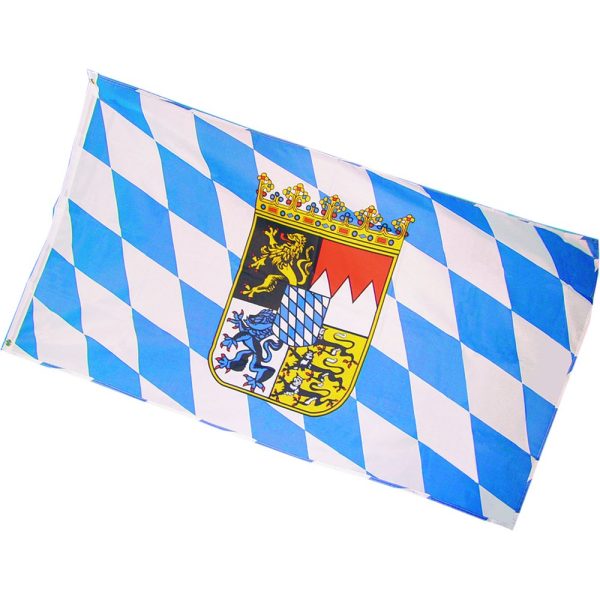 Flagga Bayern + Sköld