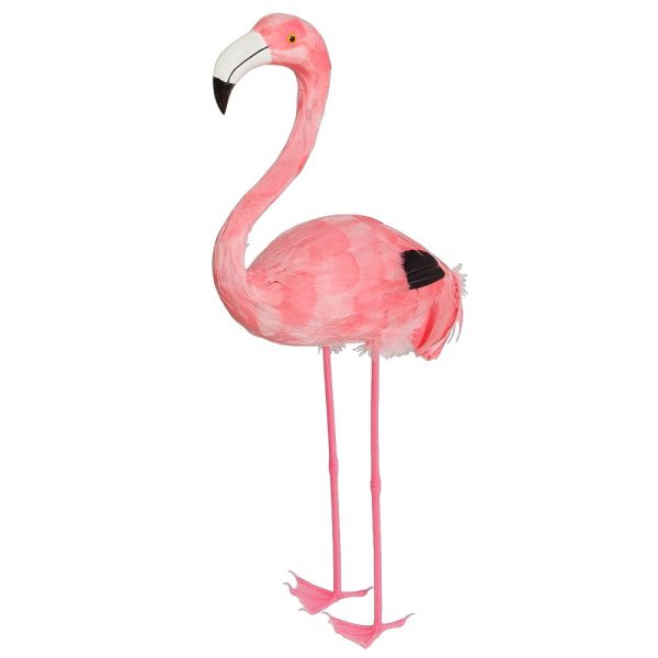 Flamingo huvudet uppe små