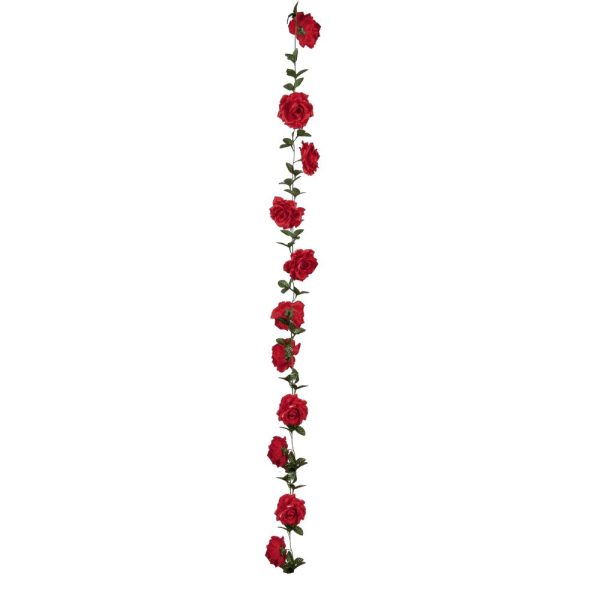 Rosengirlang med 11 blommor